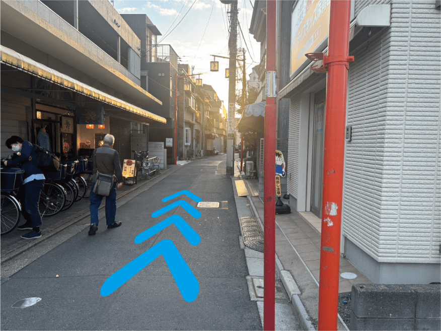 Directions from Higashi-Jujo Station 6
