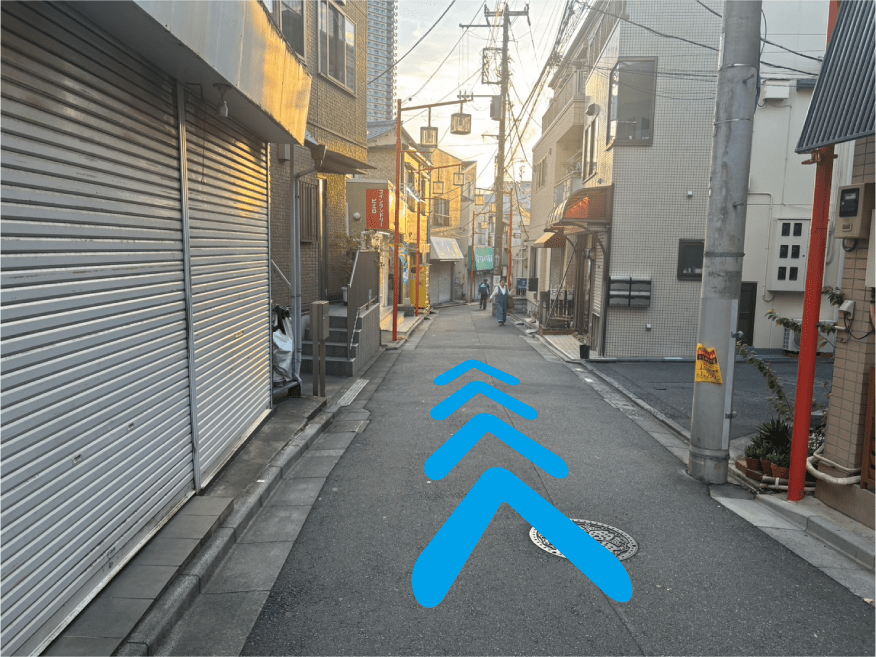 Directions from Higashi-Jujo Station 7