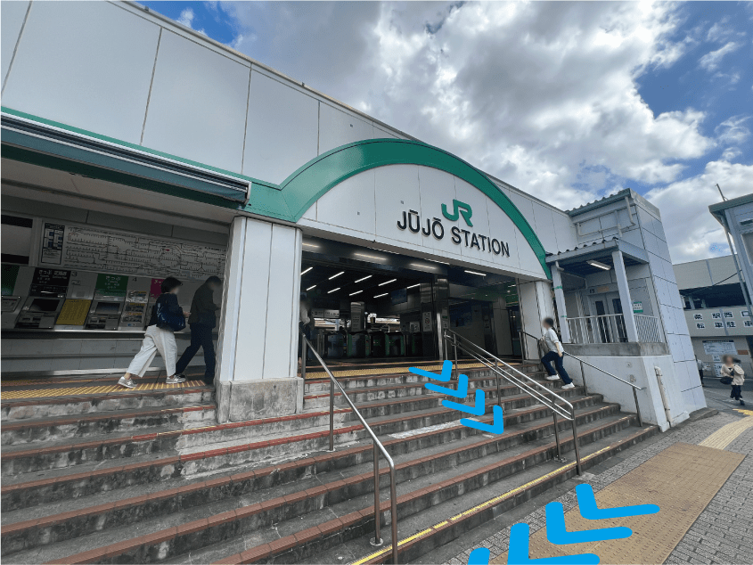 Directions from Jujo Station 3
