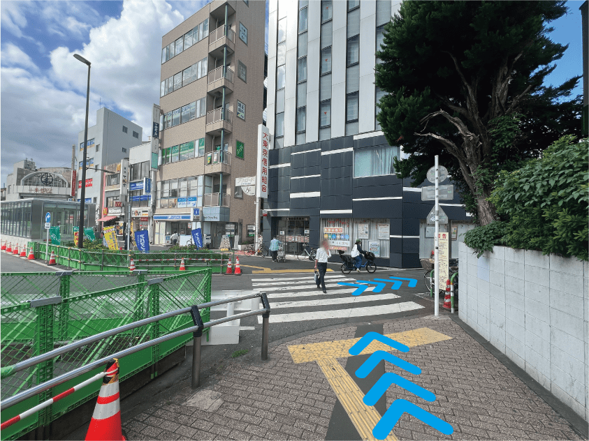 Directions from Jujo Station 4
