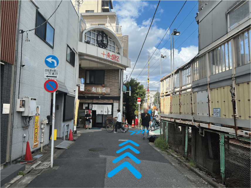 Directions from Jujo Station 7